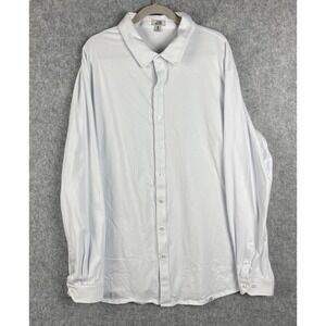 One Bone Shirt Mens 3 4XL Blue White Button Down Long Sleeve Big and Tall